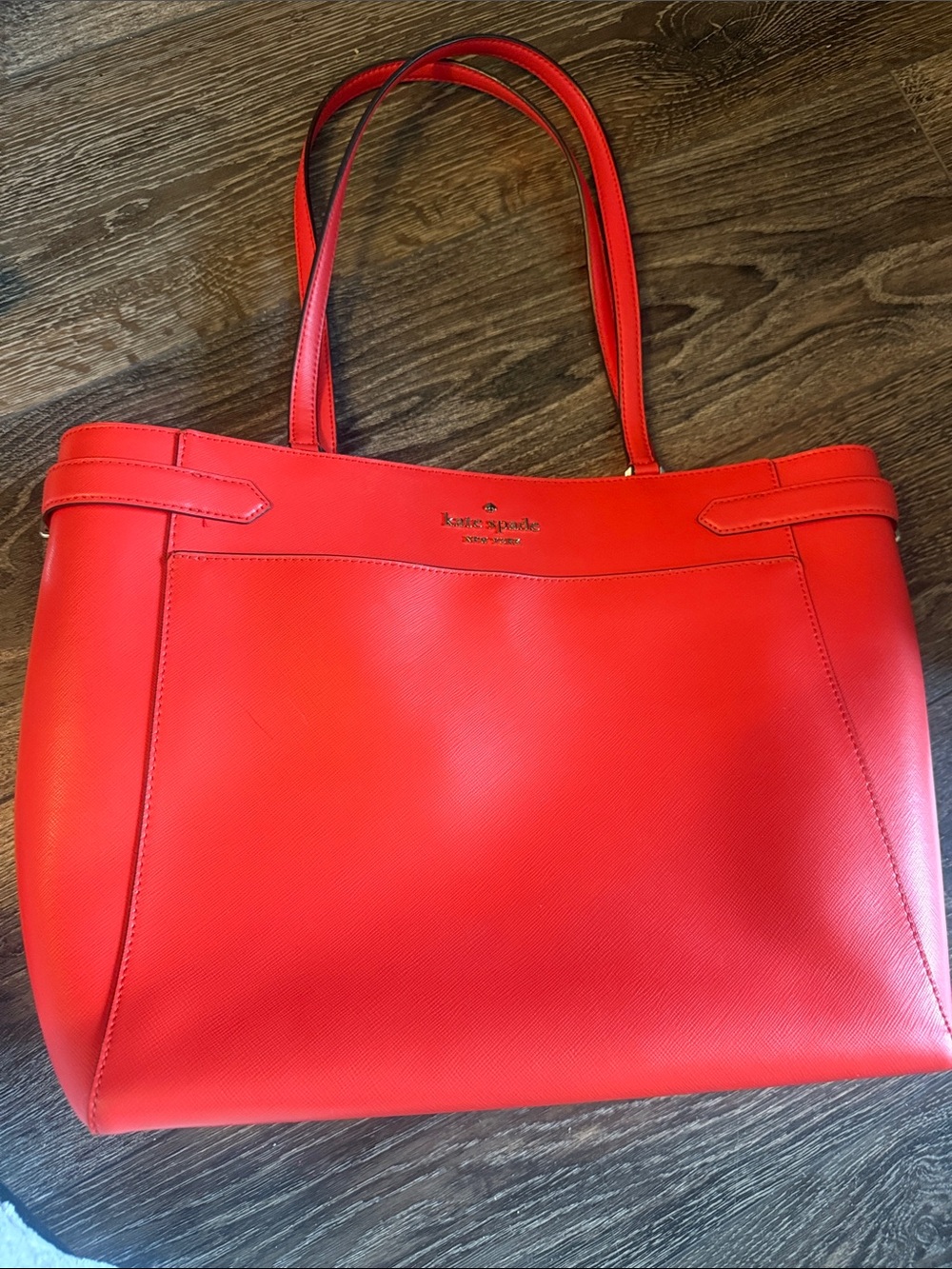 Red Orange Kate Spade Tote